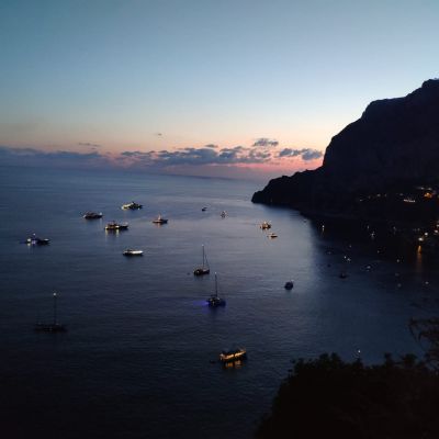 Capri al tramonto