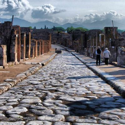 Pompeii and Vesuvius fast line