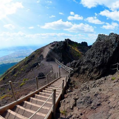 Pompeii and Vesuvius fast line