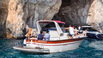 Private Boat to Capri Gozzo Acquamarina 848